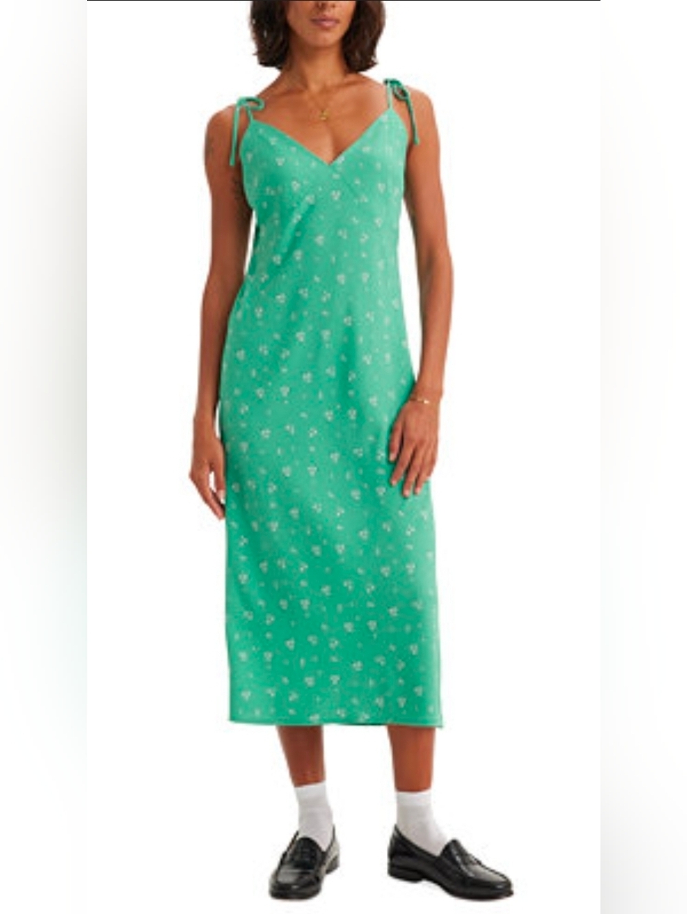 Levi's ESTHER FLORAL Rena Tie-Strap Sleeveless Dress XXL